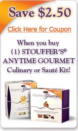 Stouffers Anytime Gourmet: $2.50 Coupon! | Moms Need To Know