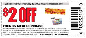 Giant meat coupon