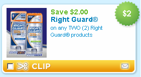 Right Guard coupon