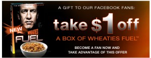 wheaties fuel coupon facebook