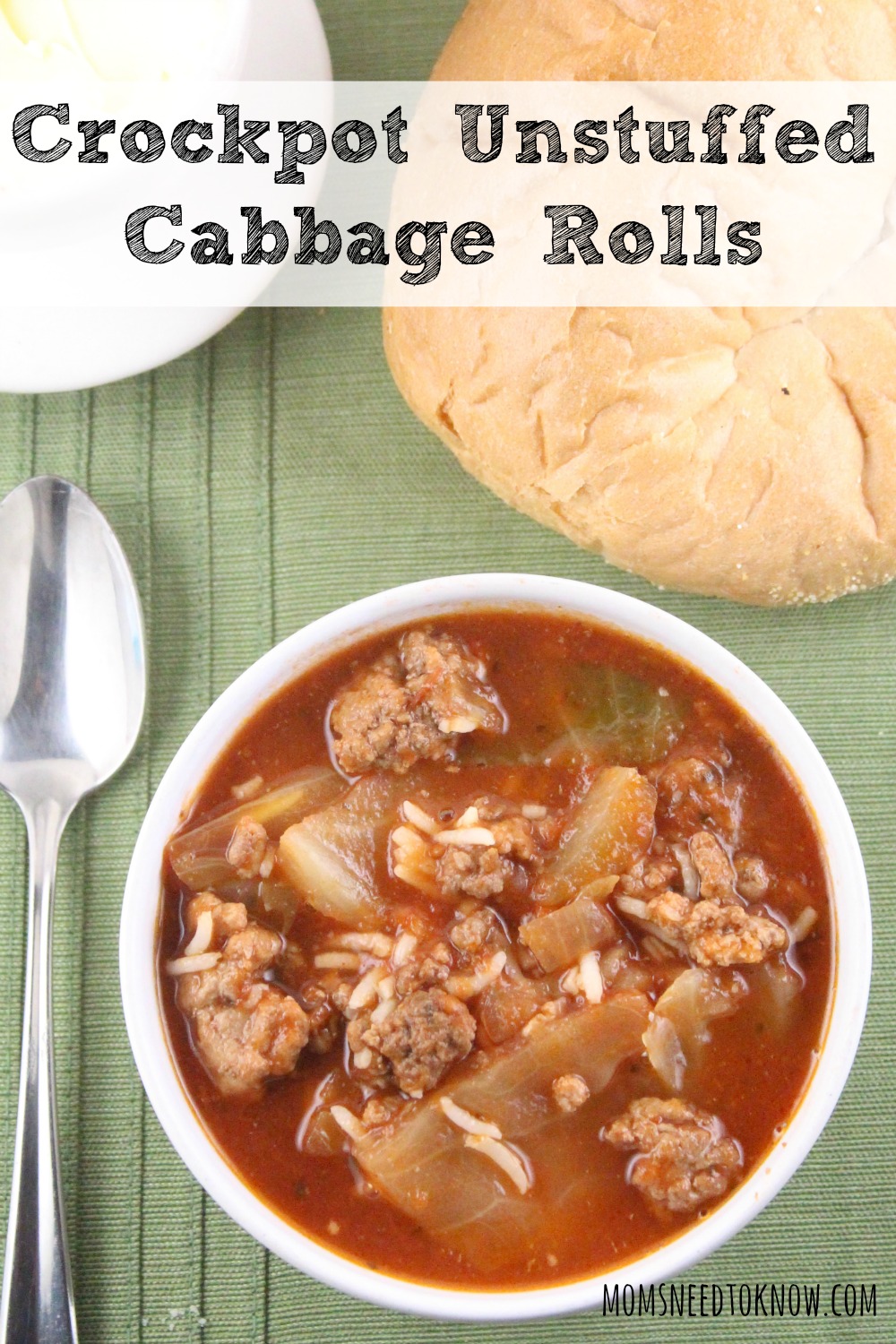 These unstuffed cabbage rolls cook up quite nicely in your crockpot and have all the flavor of traditional cabbage rolls, but only a fraction of the effort!