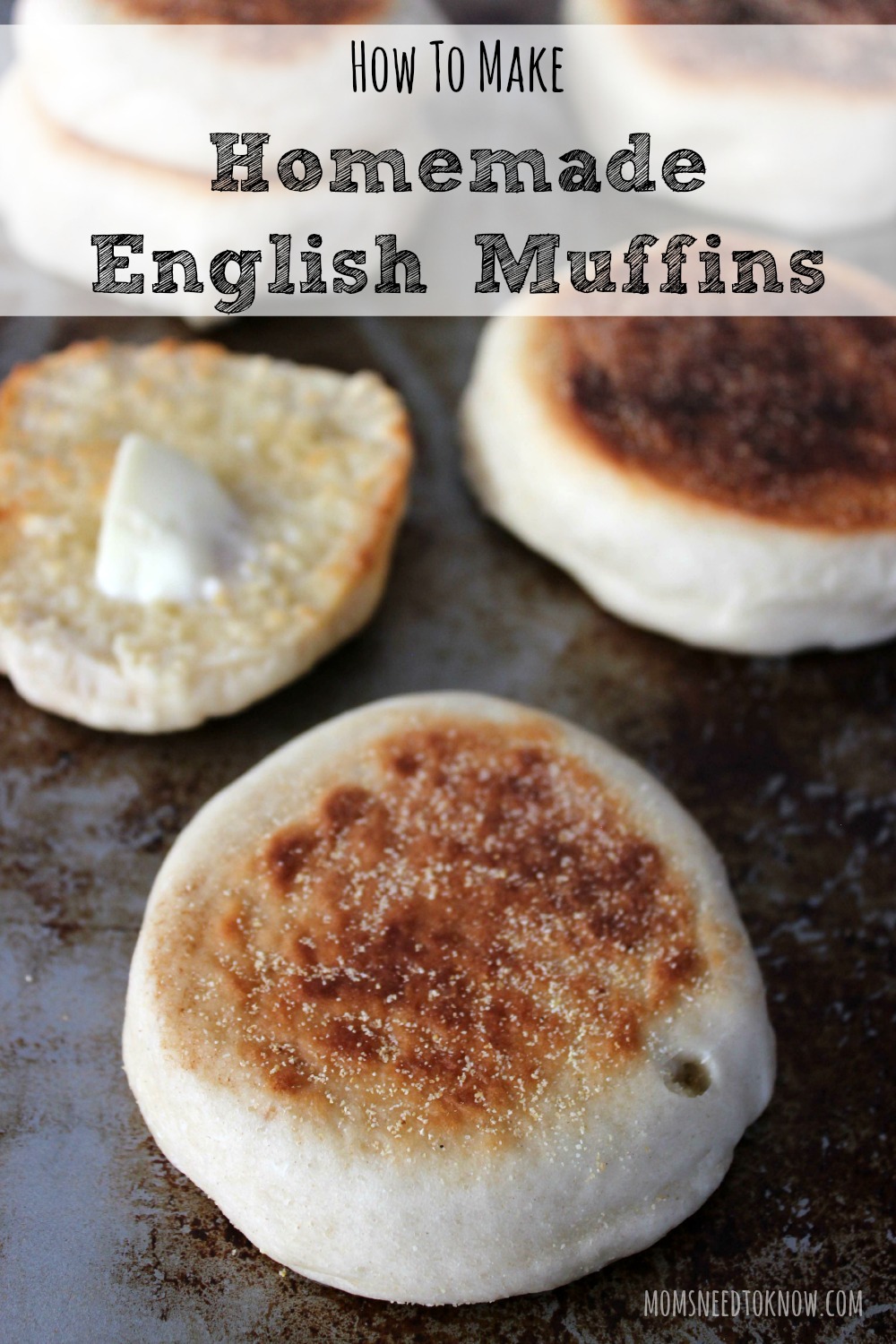 This English muffin recipe is so easy to make and will save you money over buying them pre-made. Best of all, you know exactly what is in them!
