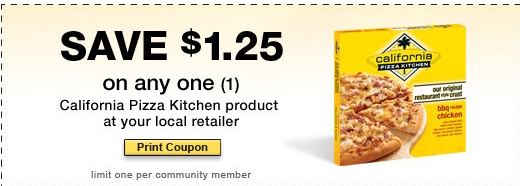 California Pizza Kitchen 1.25 Coupon is Back! Moms Need To Know