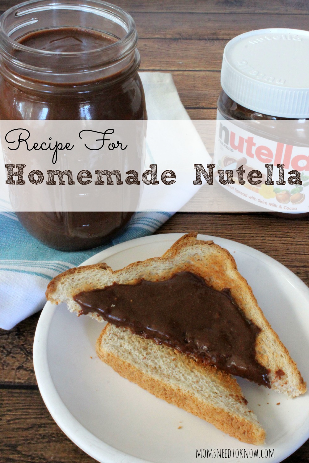 Recipe for Homemade Nutella