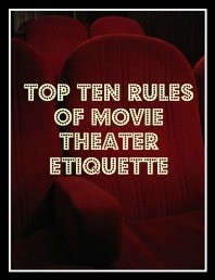 movie theater etiquette