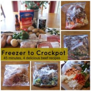 Freezer To Crockpot Cooking | Beef Recipes and Instructions | Moms Need ...