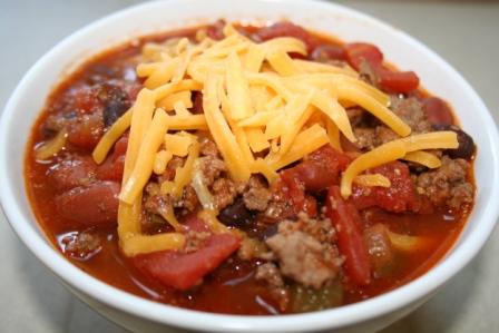 Easy Recipe For Chili - Cool Weather Recipe or For Football Party