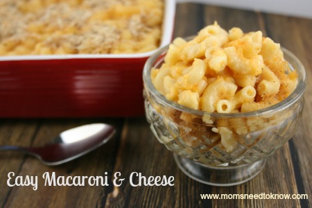 easy macaroni and cheese recipe