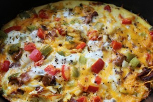 breakfast casserole cooked