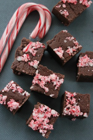 chocolate peppermint fudge