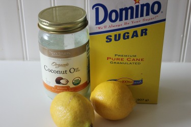 lemon sugar scrub ingredients