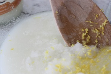 lemon sugar scrub process 1