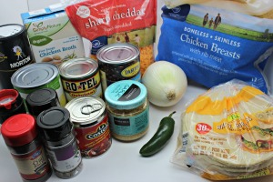 crockpot chicken tortilla soup ingredients