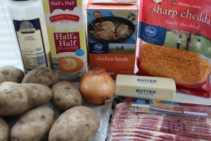 easy potato soup recipe ingredients