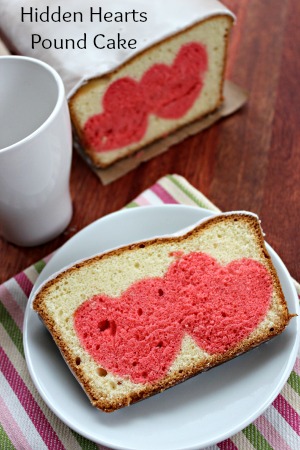 Hidden Hearts Pound Cake | Valentines Day Idea