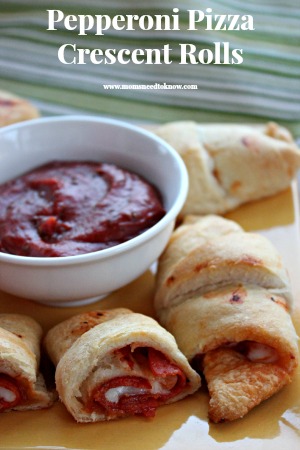 pepperoni pizza crescent rolls