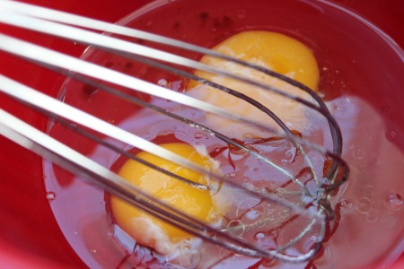 whisk eggs