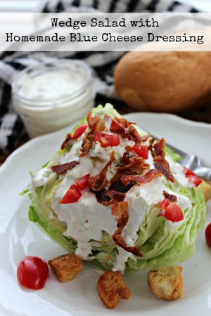 homemade blue cheese dressing