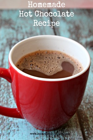 homemade hot chocolate recipe