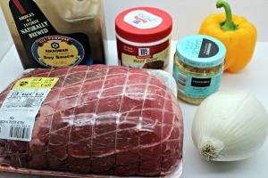 crockpot cheesesteaks ingredients