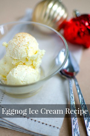 Eggnog Ice Cream Recipe