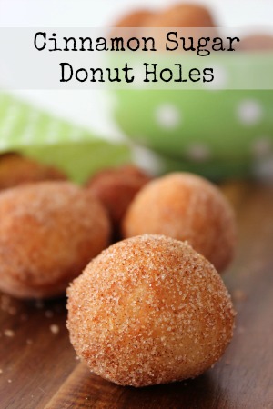 Cinnamon Sugar Donut Holes