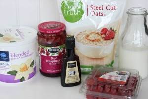 overnight oatmeal ingredients
