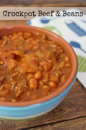 Crockpot Beef and Beans