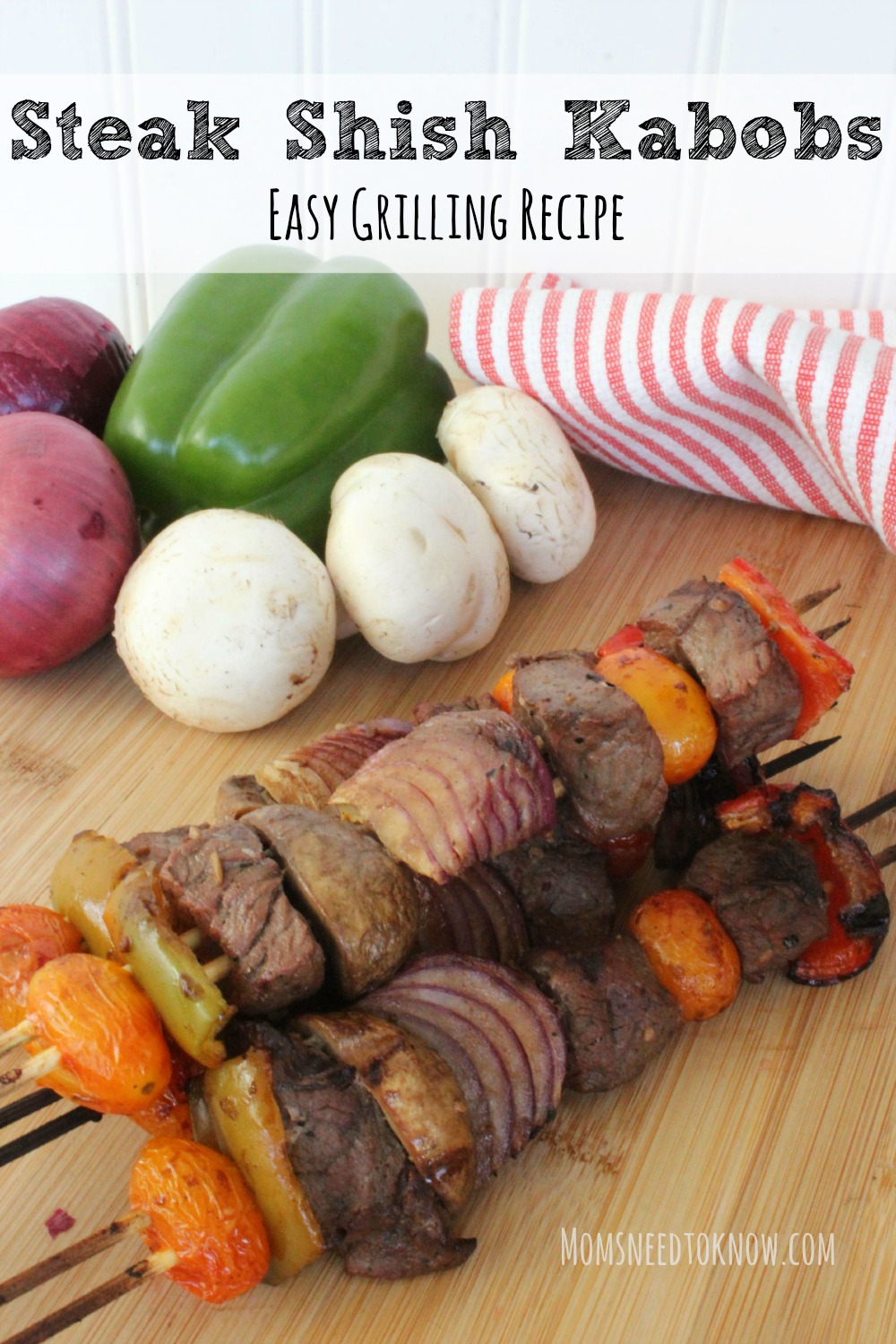 Steak Shish Kabobs Easy Grilling Recipe