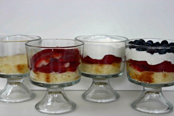 red white and blue trifle process 2