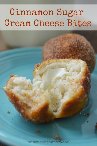 Cinnamon Sugar Cream Cheese Bites