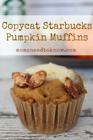 Copycat Starbucks pumpkin muffin