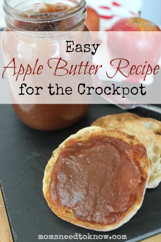 Easy Apple Butter Recipe for the Crockpot