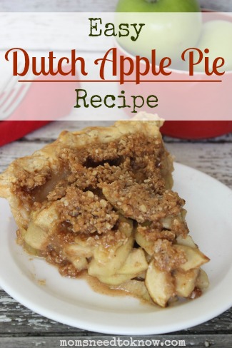 Easy Dutch Apple Pie Recipe