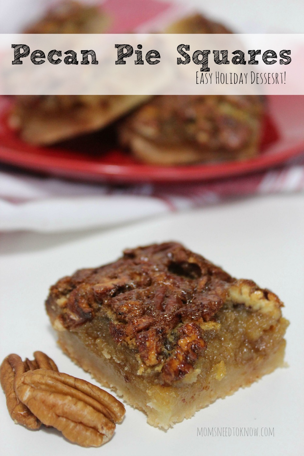 Easy Pecan Pie Squares