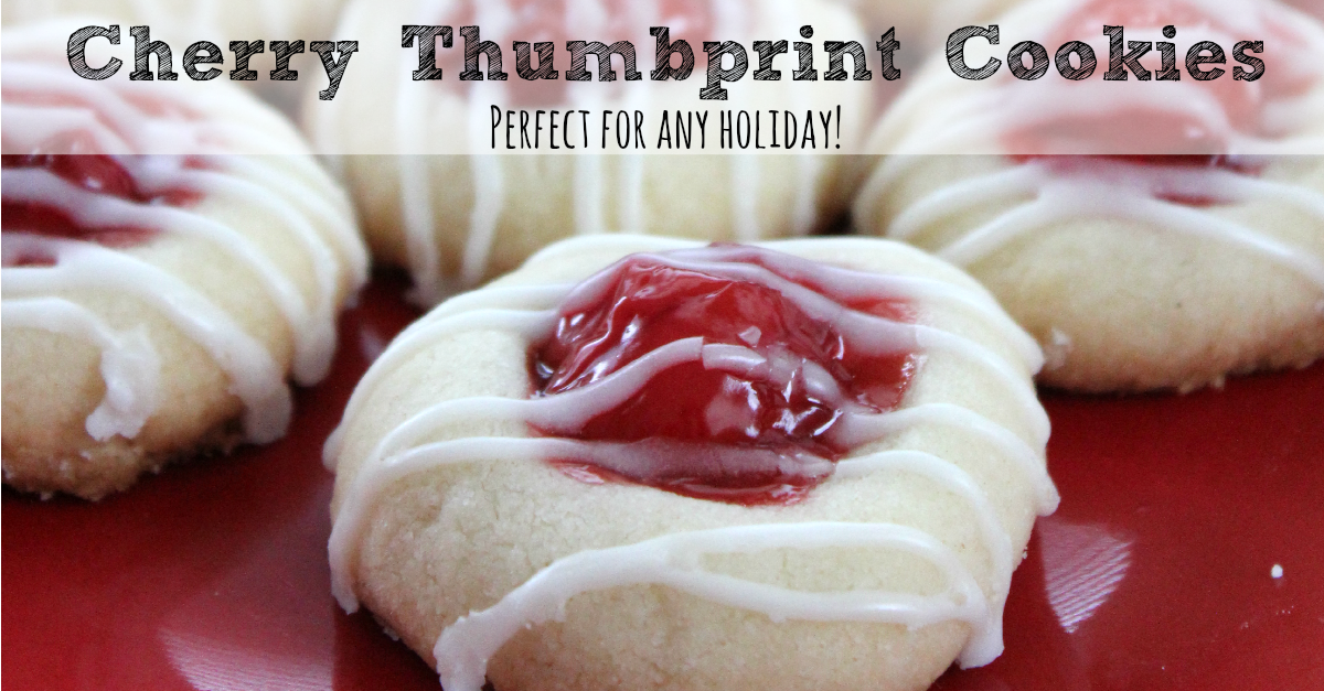 Cherry Thumbprint Cookie Recipe | Christmas Cookie Idea | Moms Need To ...