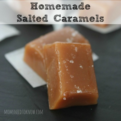 Homemade Salted Caramels Square Small