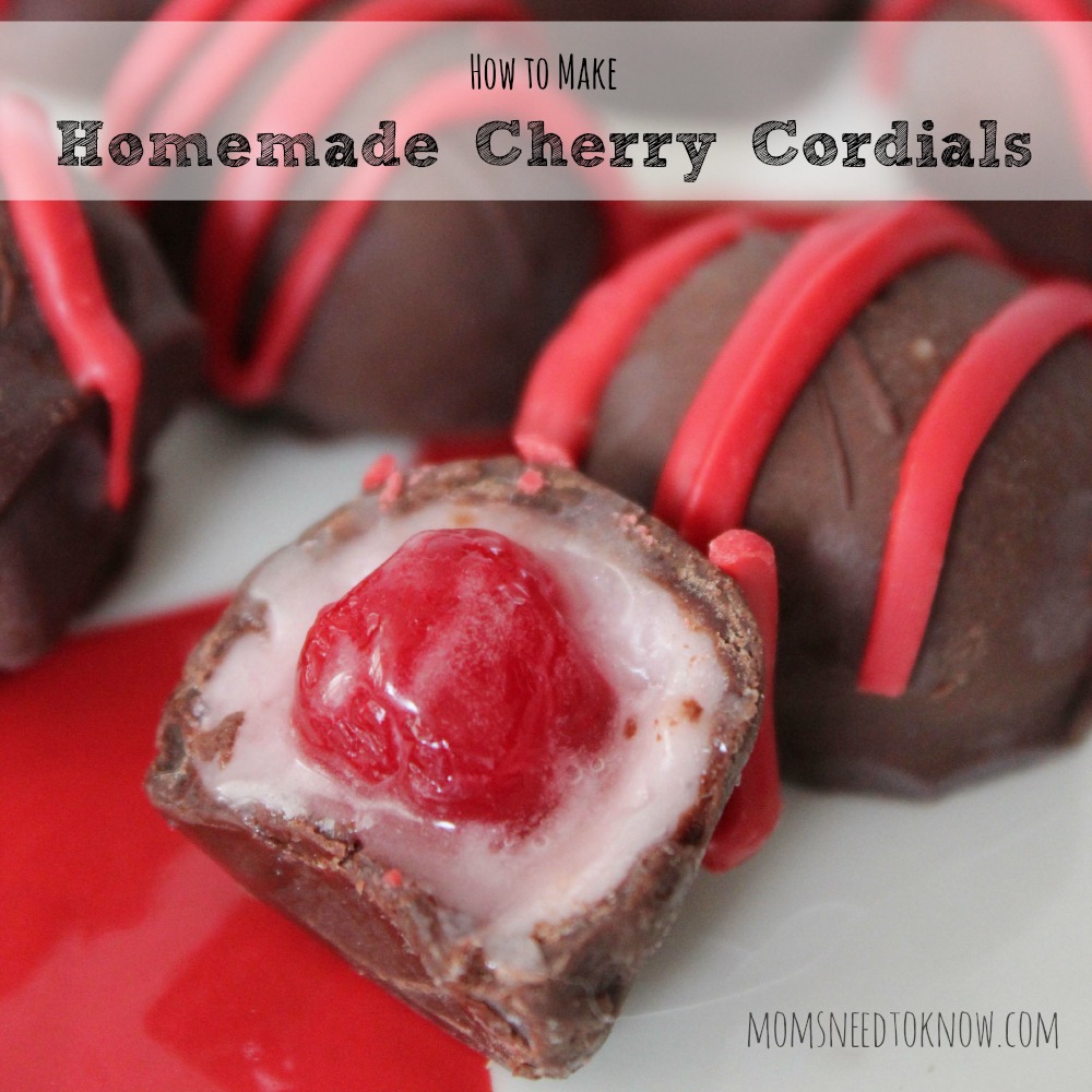 How To Make Homemade Cherry Cordials or Chocolate Covered Cherries sq