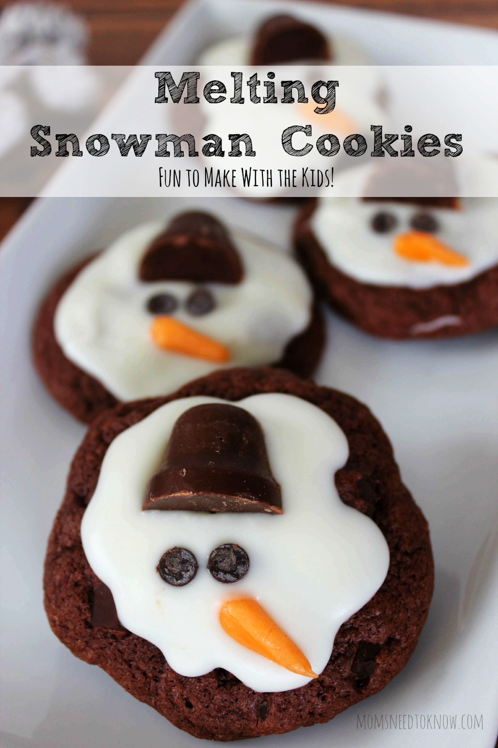 Melting Snowman Cookies