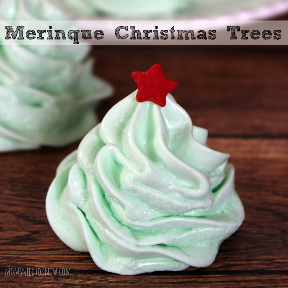 Meringue Christmas Trees sq