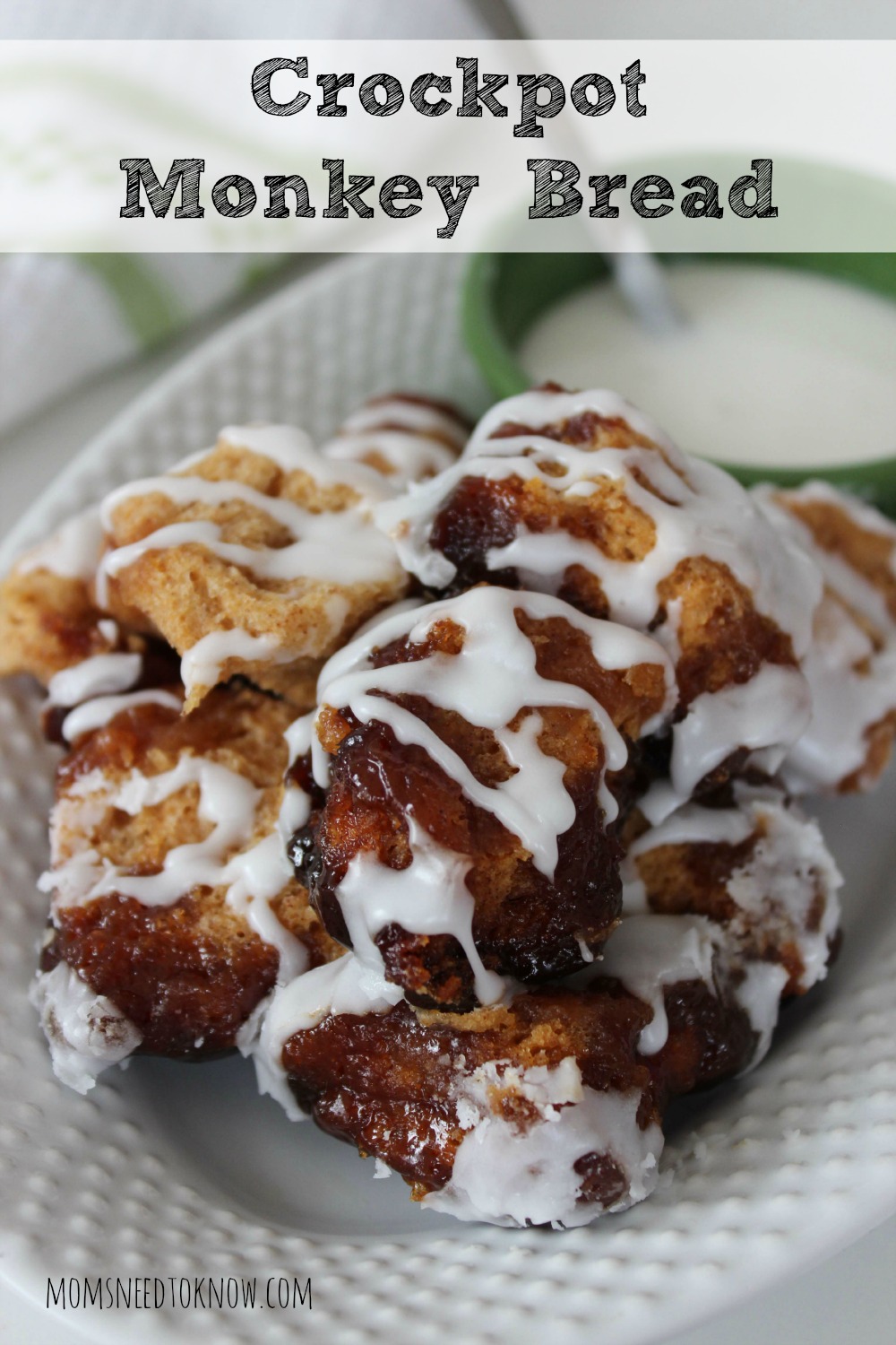 Apple Monkey Bread Crockpot Recipe - Yummy! - That Skinny Chick