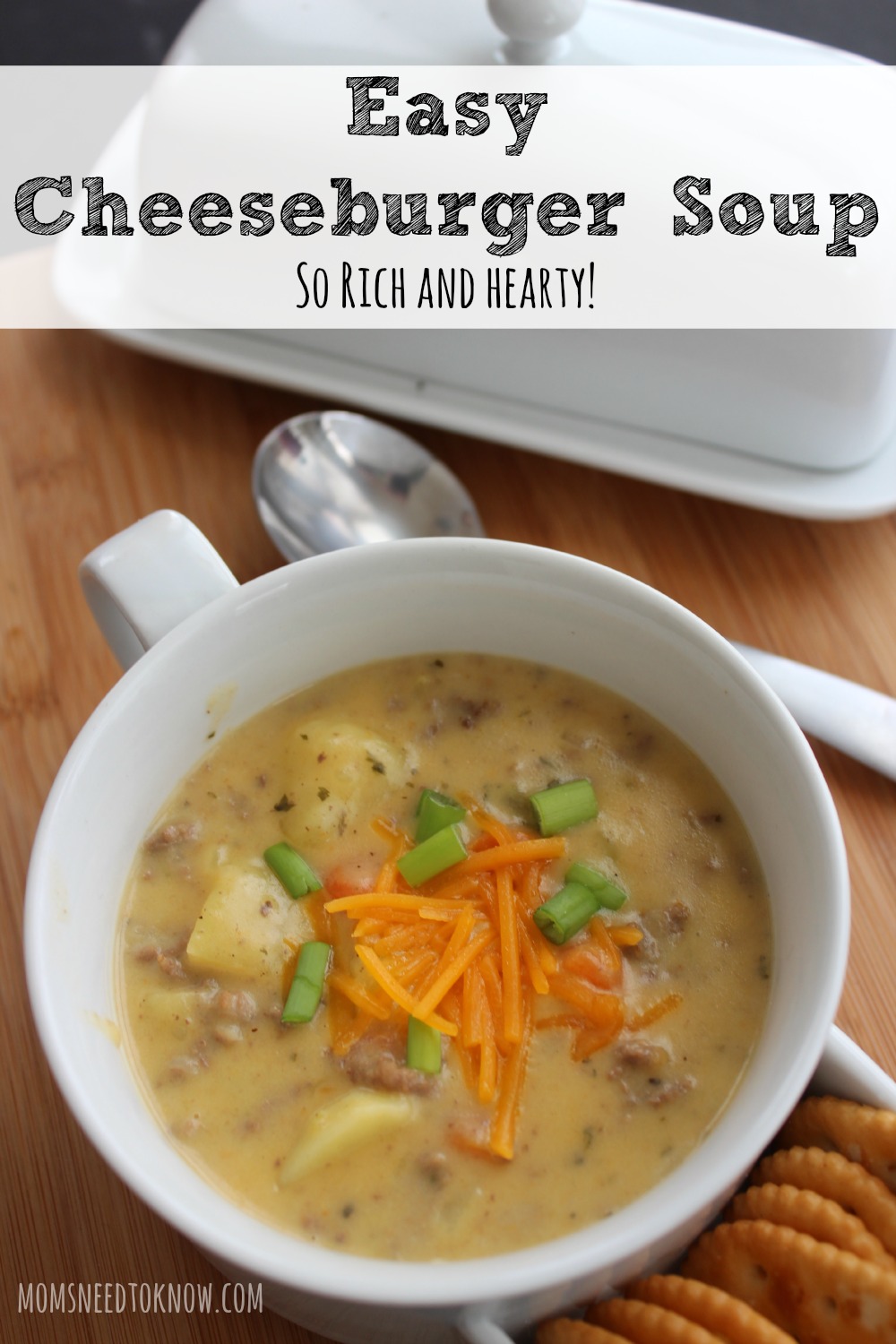 Easy Cheeseburger Soup Recipe