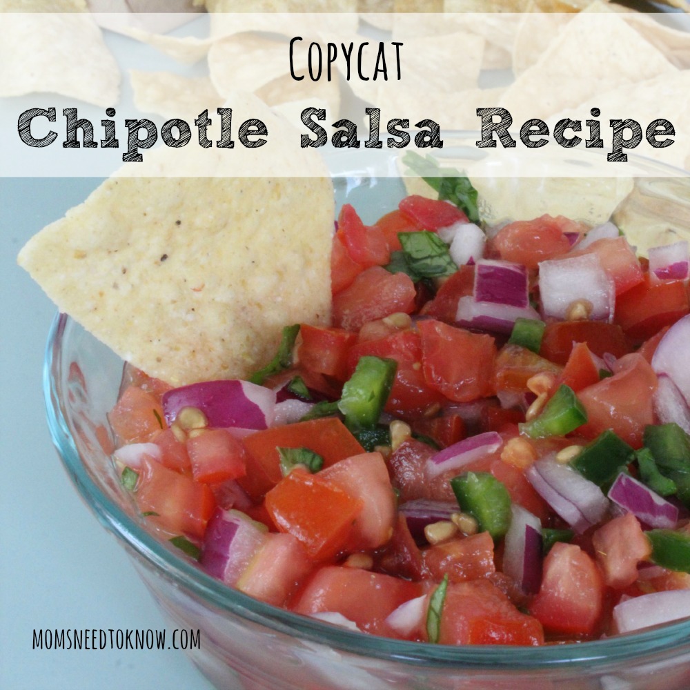 Easy Copycat Chipotle Salsa Recipe sq