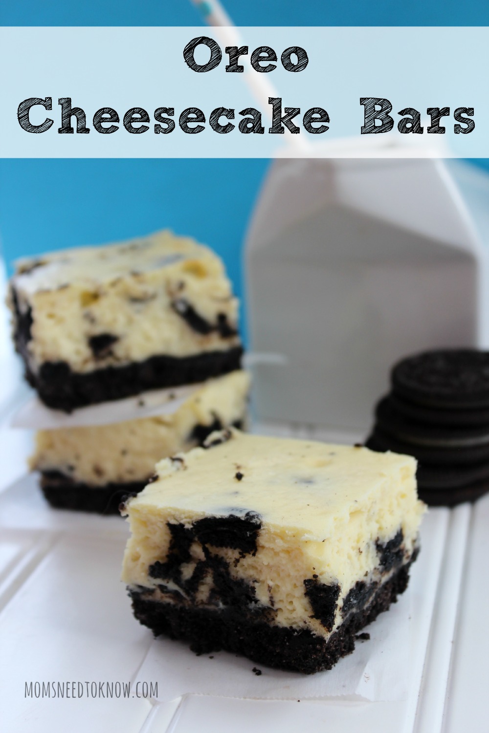 Oreo Cheesecake Bars