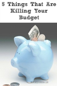 5 Things That Are Killing Your Budget