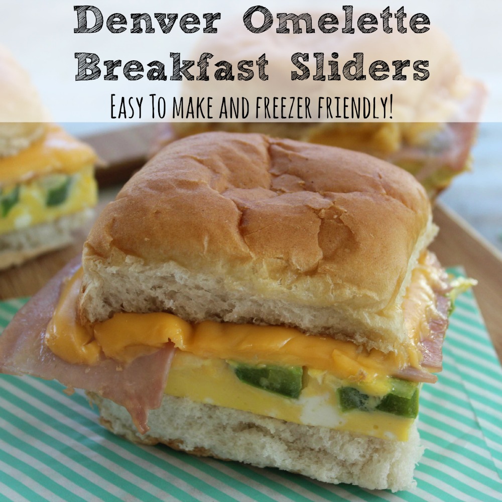 Denver Omelette Breakfast Sliders - Easy To Make and Freezer Friendly side