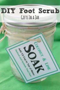 This homemade foot scrub really ups the moisture factor!