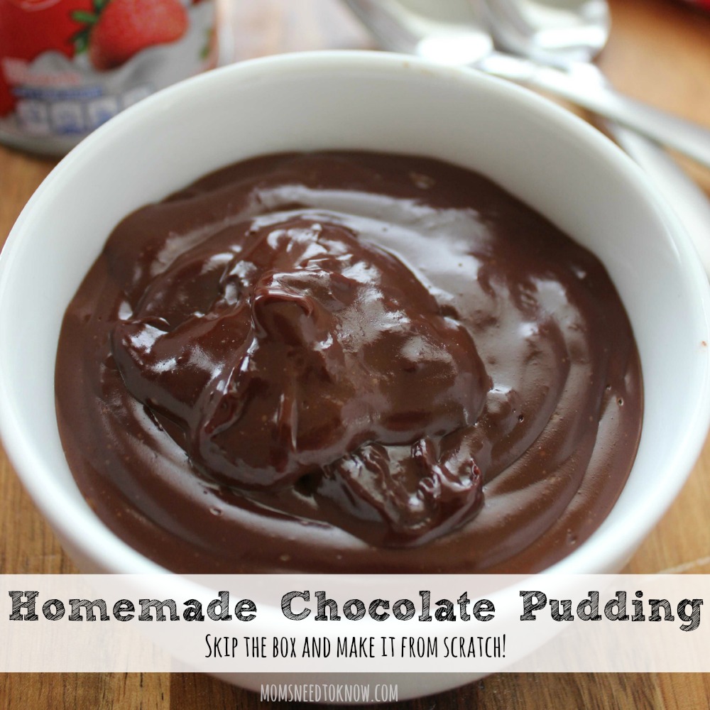 How To Make Homemade Chocolate Pudding sq