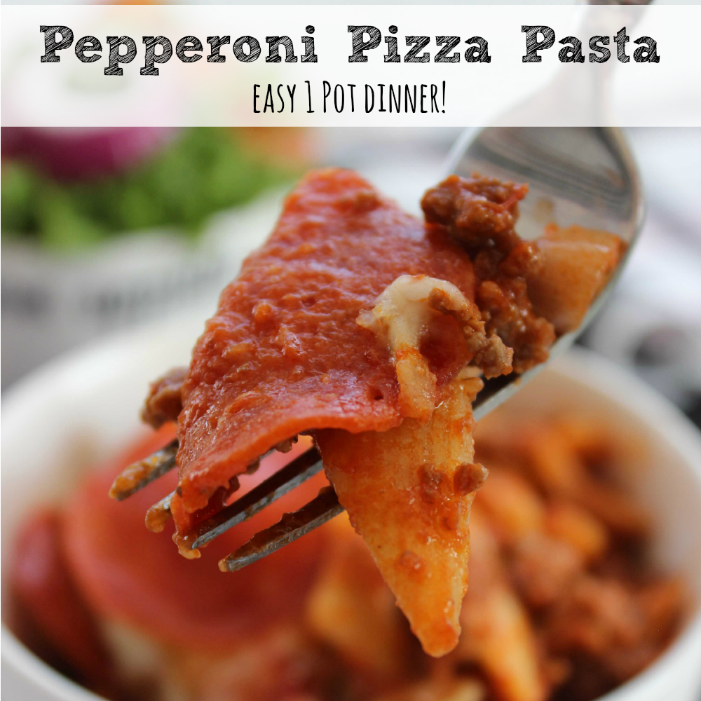 Pepperoni Pizza Pasta recipe sq2