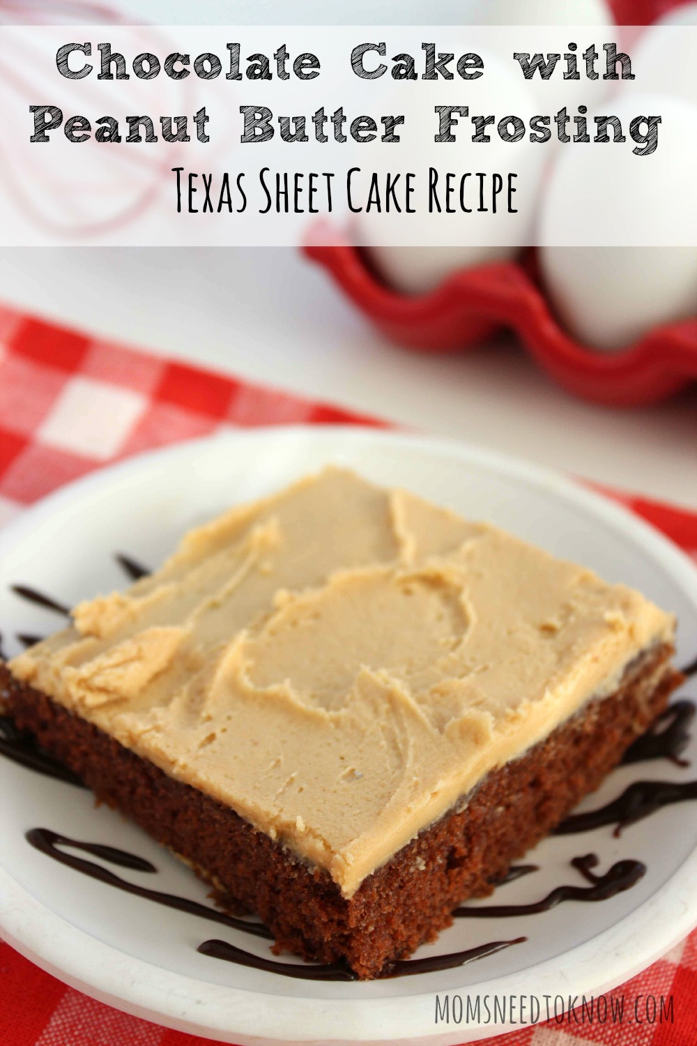 Peanut Butter Texas Sheet Cake - RecipeBoy